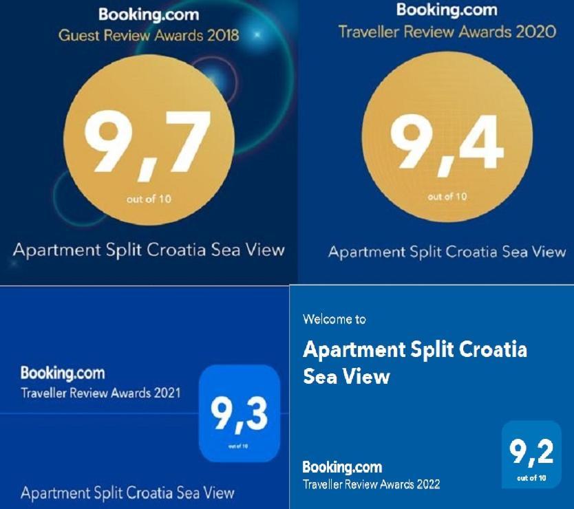 Apartment Split Croatia Sea View Kültér fotó